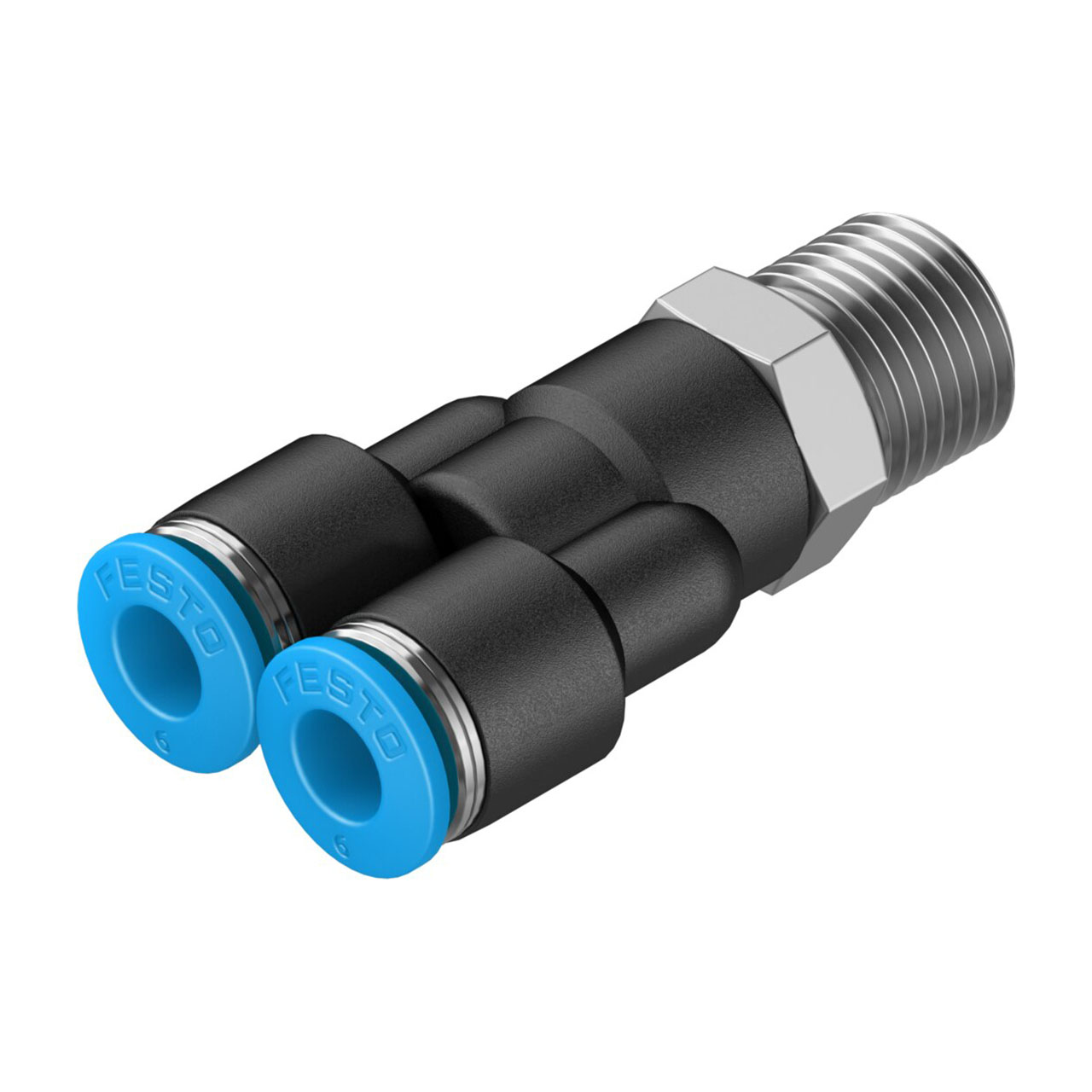 RACOR RÁPIDO ROSCADO EN Y QSY-1/4-6  153140 FESTO